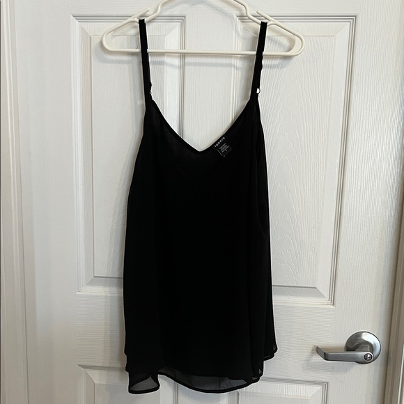 Torrid Sophie Chiffon Swing Cami Black size 0X - Picture 2 of 6